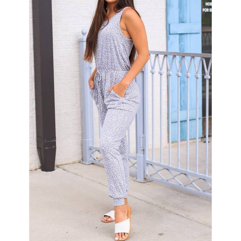 NEW GEEGEE set the pace jumpsuit in purple multi